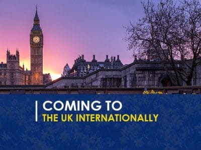 Coming to the UK Internationally