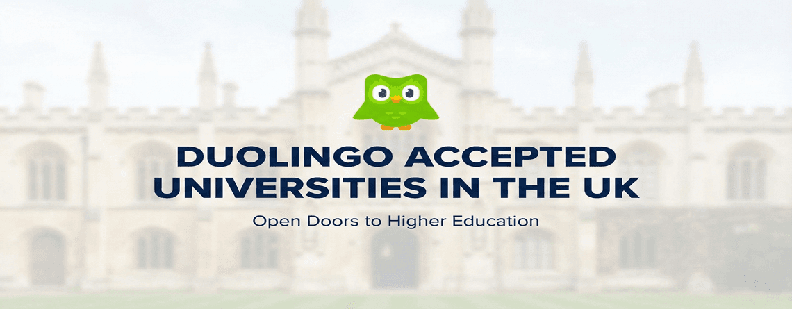 Duolingo Accepted Universities in the UK