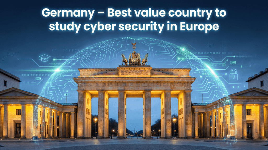 Germany – Best value country to study cyber security in Europe